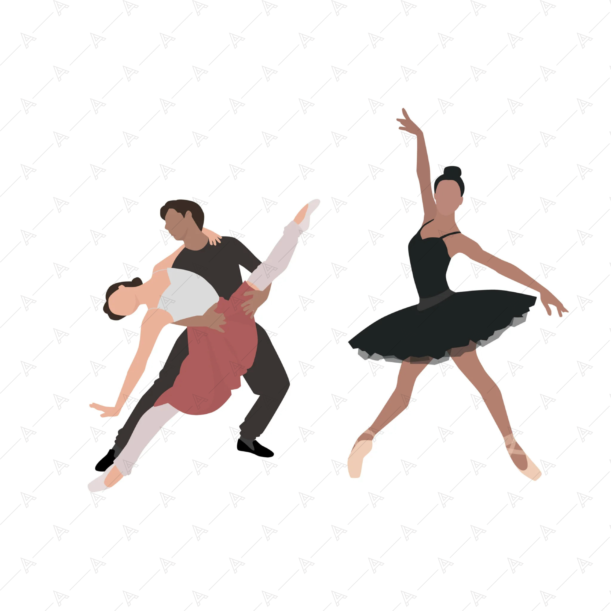 Dancing People Cutout Pack — cutout pack for architectural visualisation, preview 5 of 6