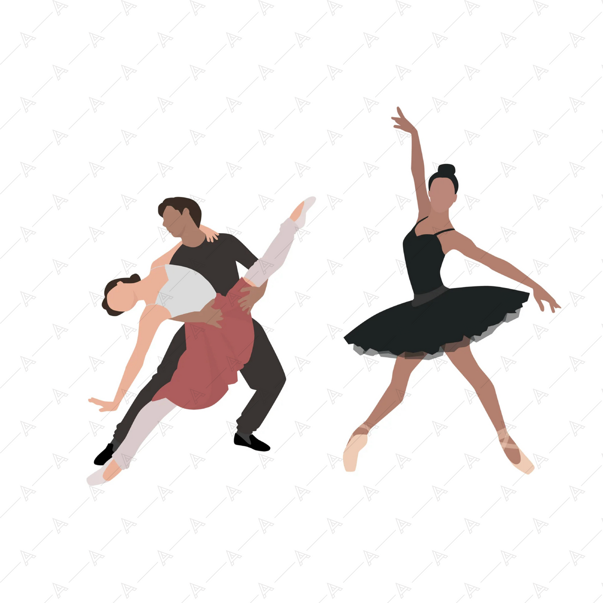 Dancing People Cutout Pack — cutout pack for architectural visualisation, preview 5 of 6