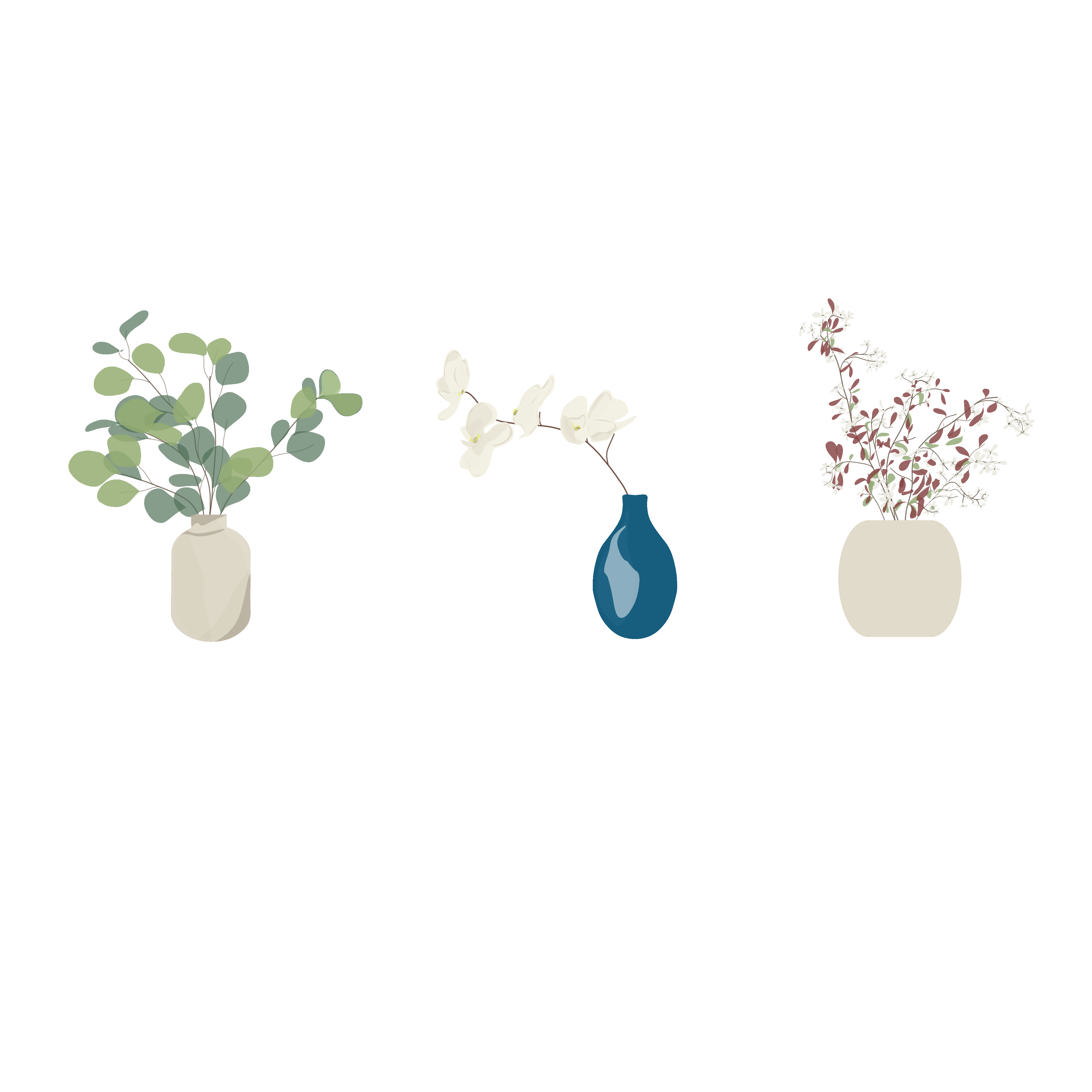 Decorative Plants — cutout pack for architectural visualisation, preview 3 of 4