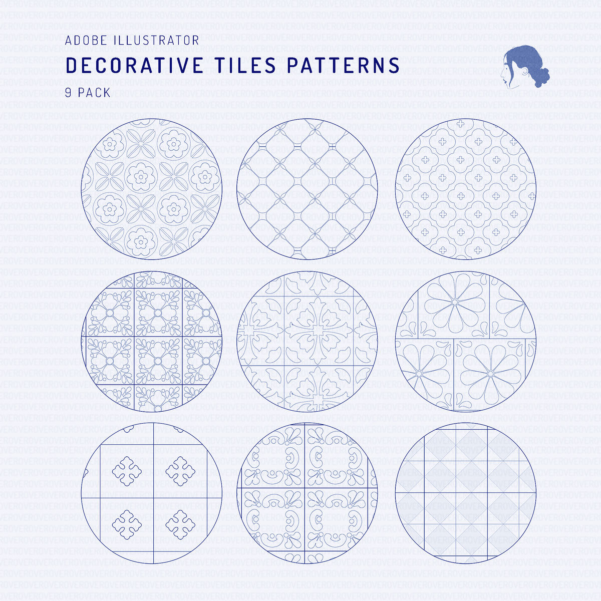 Decorative Tiles Patterns, preview 1 of 4
