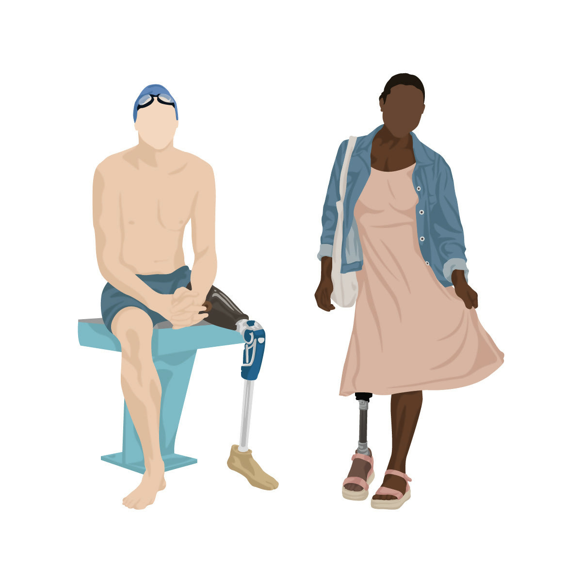 Disabilities - Inclusive Vector Pack — cutout pack for architectural visualisation, preview 3 of 3