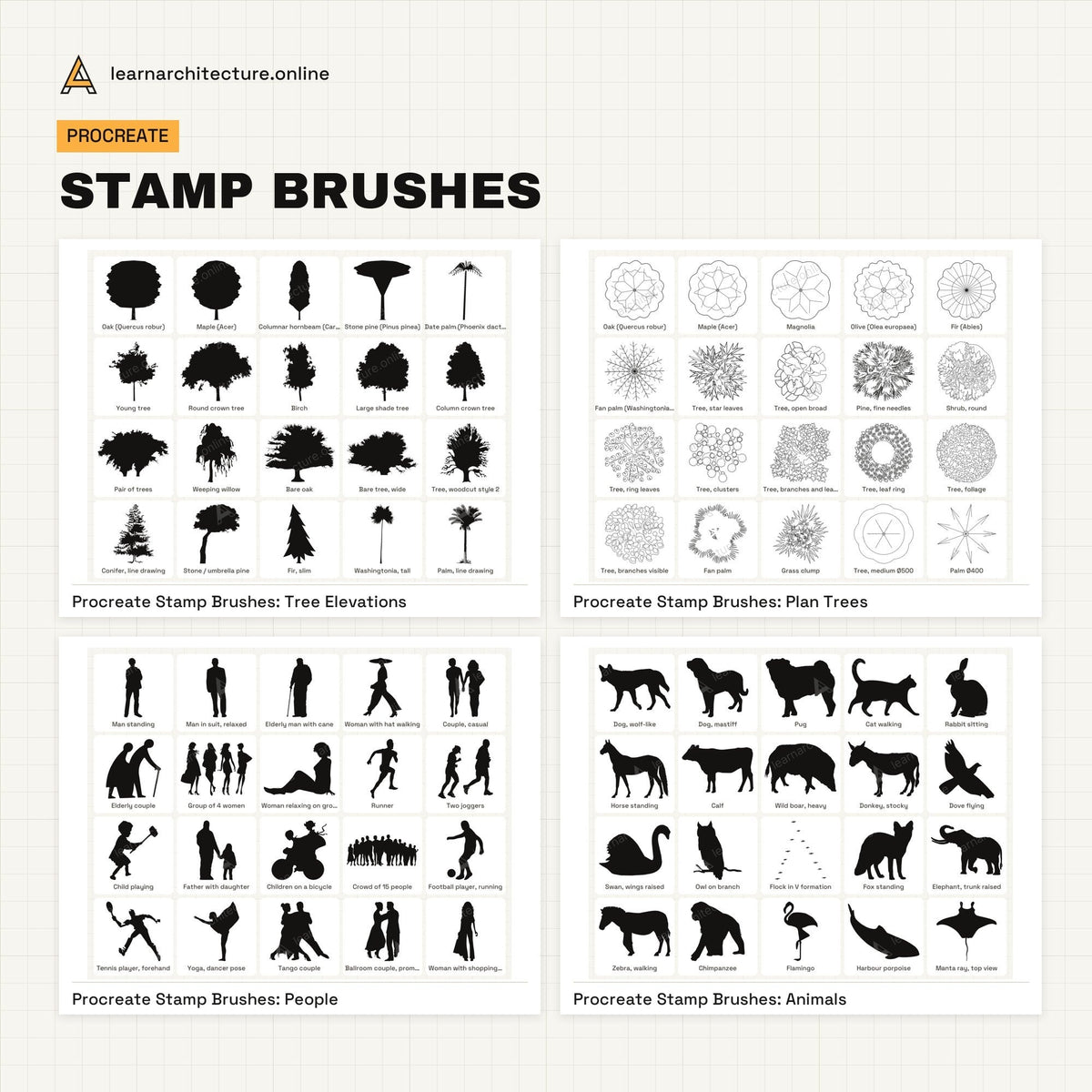 iPad Architect Mega Bundle stamp brushes
