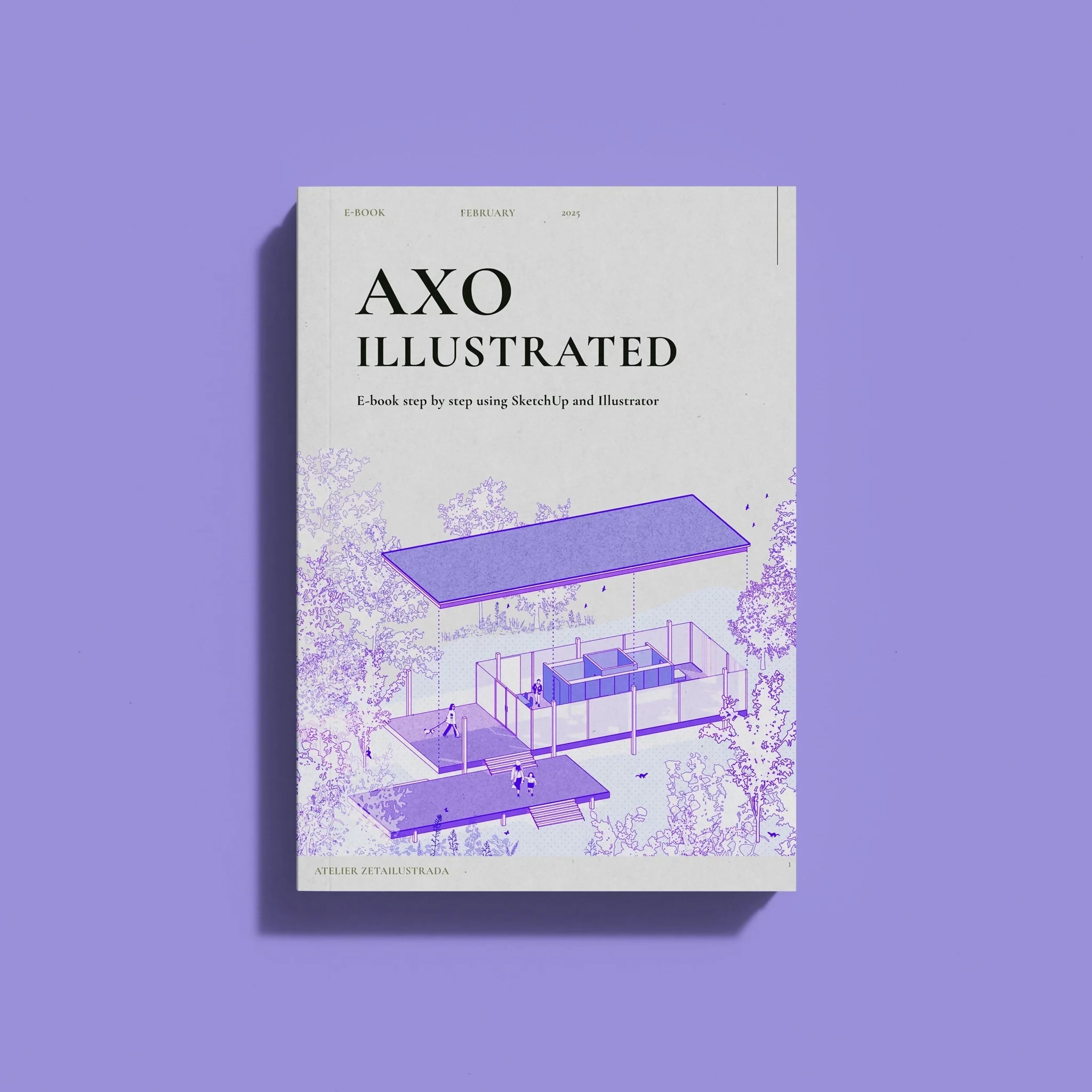 Ebook Step-by-step Using Sketchup And Illustrator - English/Spanish Version — ebook for architects, preview 1 of 6
