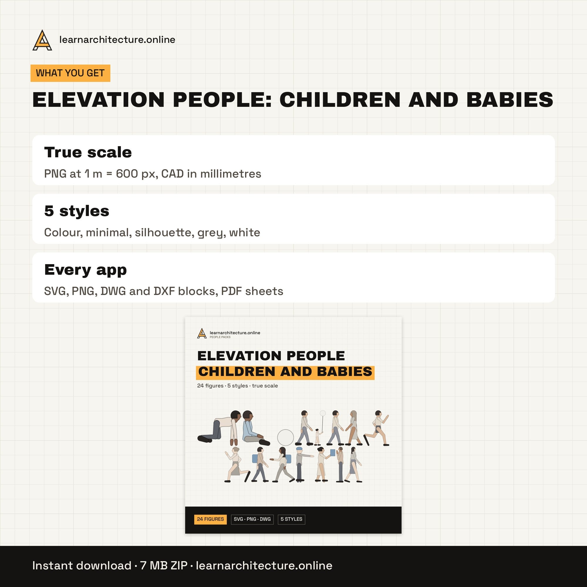 Elevation People Children and Babies what you get
