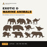 Exotic & Marine Animals Vector Pack cover