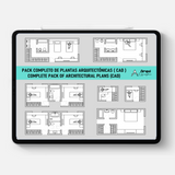 AutoCAD Architectural Floor Plans Pack (100+ DWG Plans)