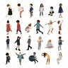 Flat Vector Kids Pack — cutout pack for architectural visualisation