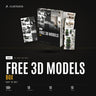 Free 3D Models Box for Architectural Renders cover