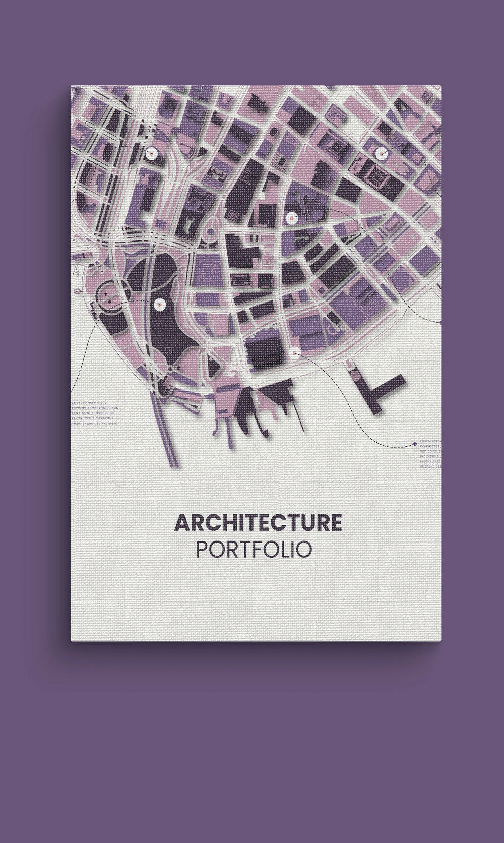 Free Architecture Portfolio Front Covers — editable template for architects, preview 3 of 8