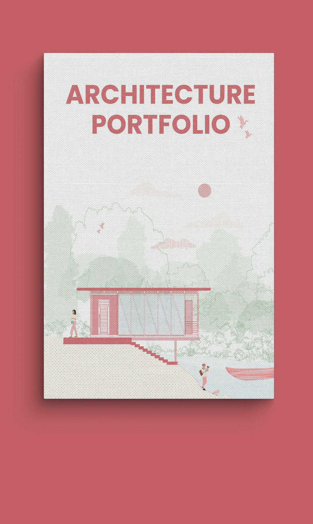 Free Architecture Portfolio Front Covers — editable template for architects, preview 5 of 8