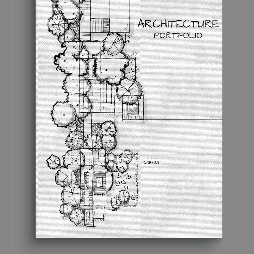 Free Architecture Portfolio Front Covers — editable template for architects, preview 7 of 8