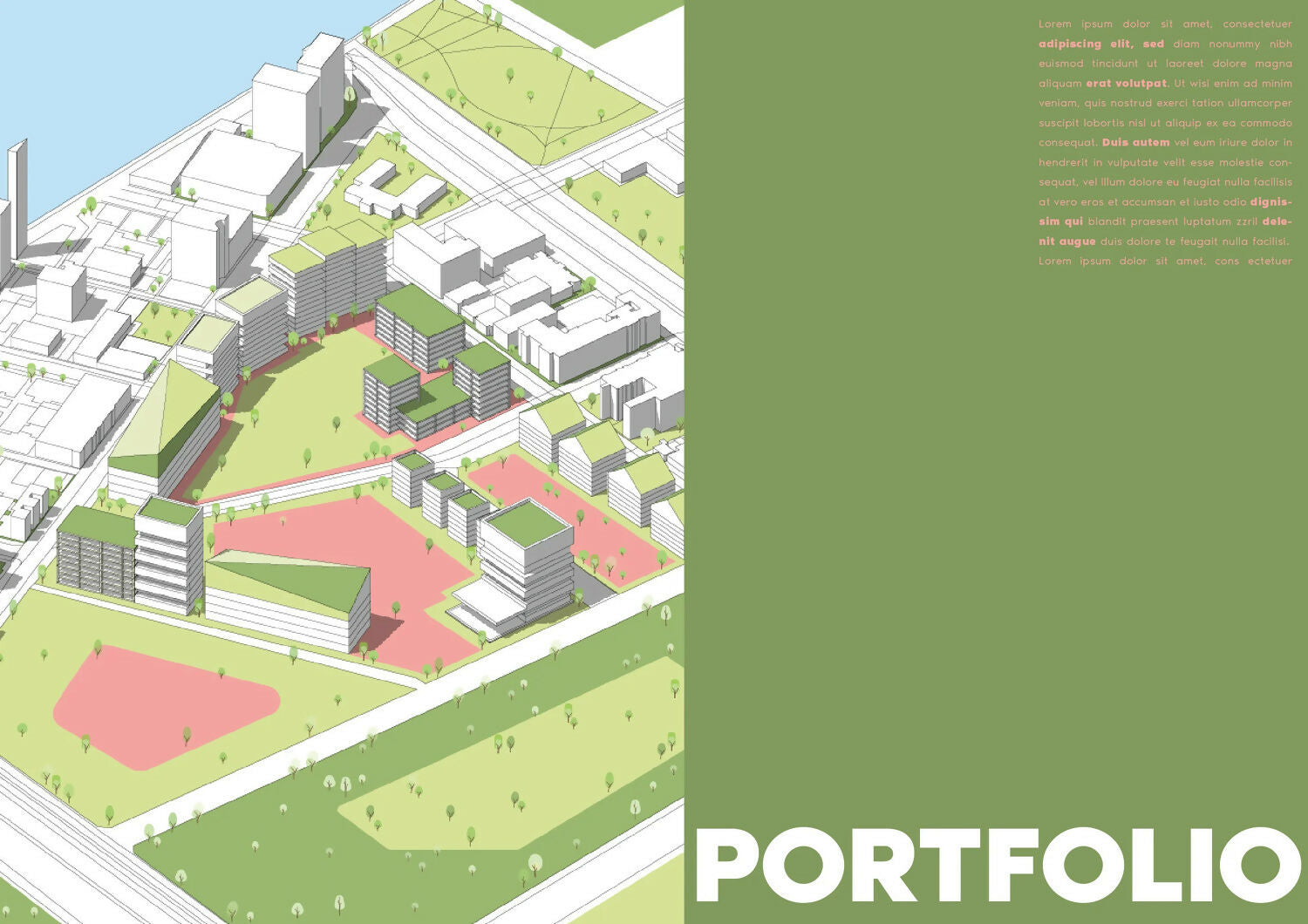 Free Portfolio Covers 2.0 — editable template for architects, preview 3 of 7