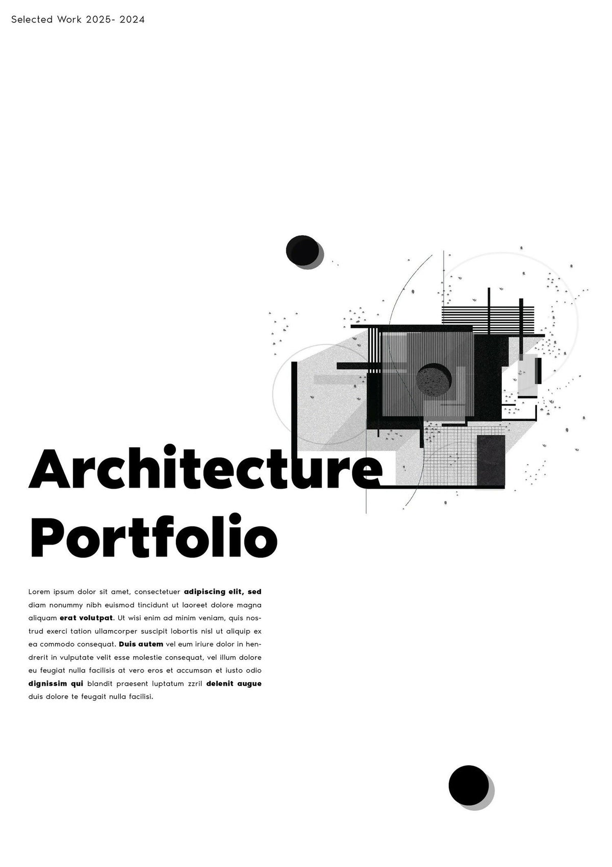 Free Portfolio Covers 2.0 — editable template for architects, preview 6 of 7