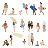 People at the Beach Vector Pack