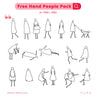 Handmade People Pack — cutout pack for architectural visualisation