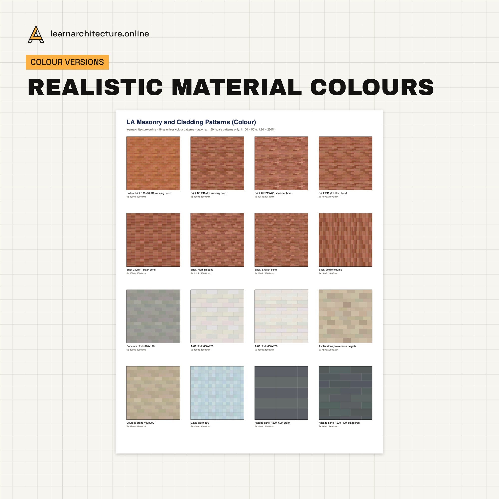Illustrator Pattern Library colour patterns