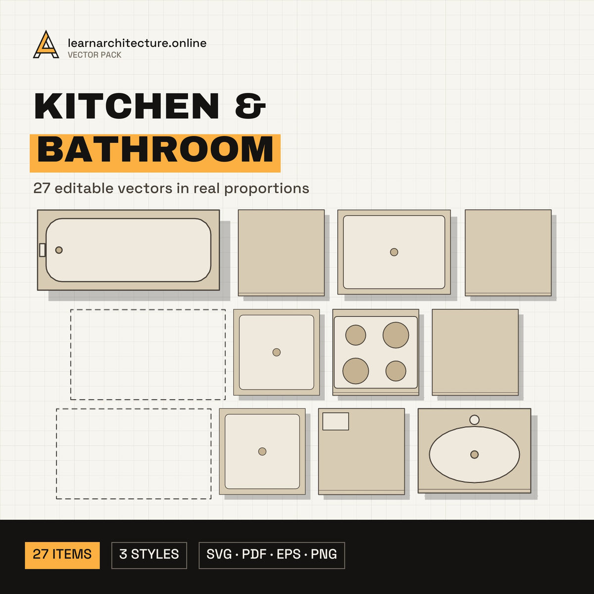 Kitchen & Bathroom Vector Pack cover