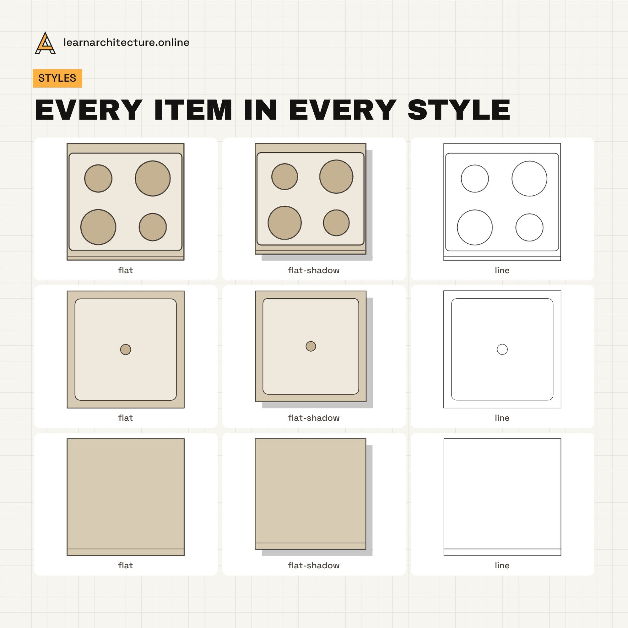 Kitchen & Bathroom Vector Pack all styles