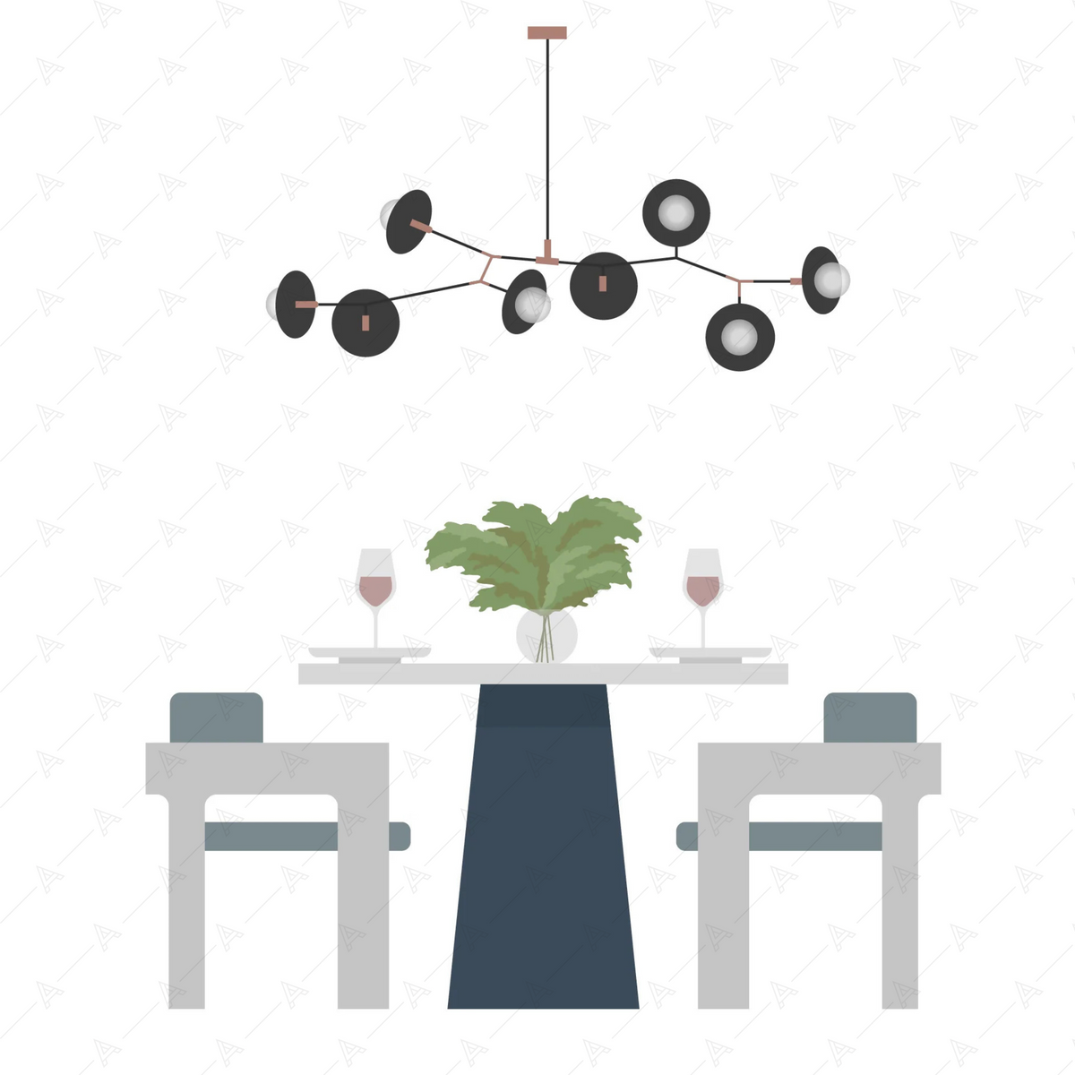 Kitchen Furniture Cutouts Pack — cutout pack for architectural visualisation, preview 9 of 9