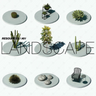 Landscape Plant Package #1 — cutout pack for architectural visualisation