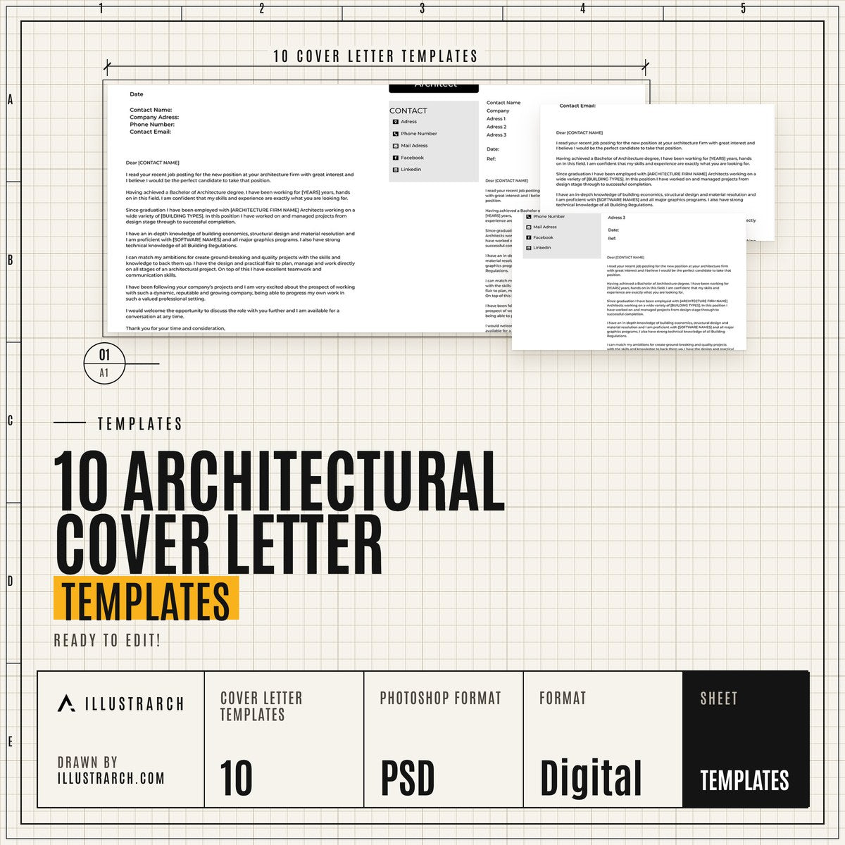 10 Architectural Cover Letter Templates cover