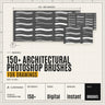 150+ Architectural Photoshop Brushes for Drawings cover