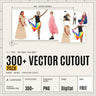 300+ Vector Cutout Pack cover
