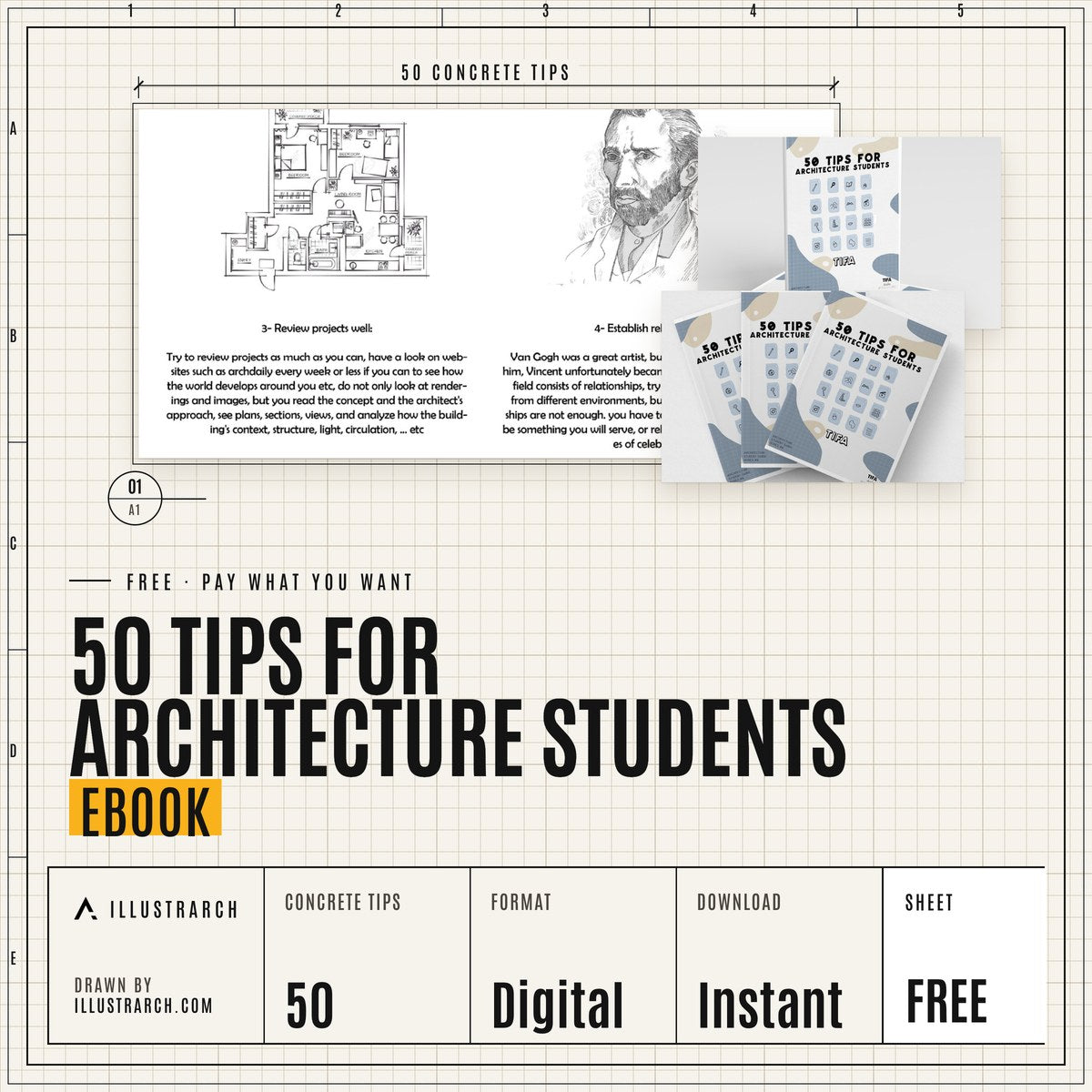 50 Tips for Architecture Students eBook cover