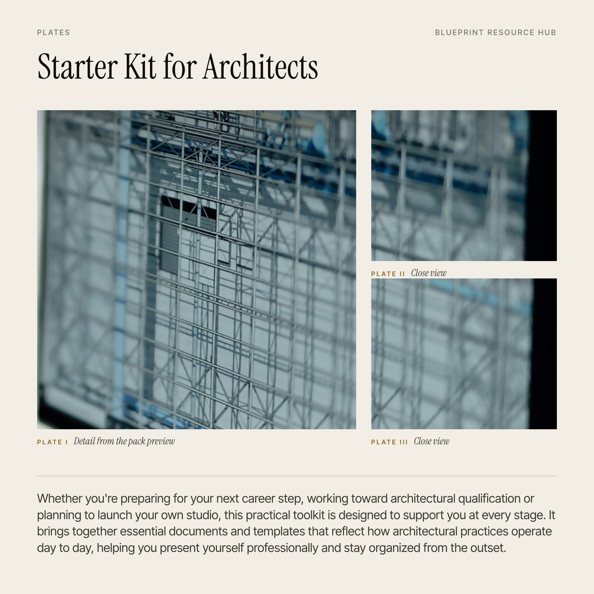 Starter Kit for Architects: CAD Blocks, Templates, Revit Packs: plates