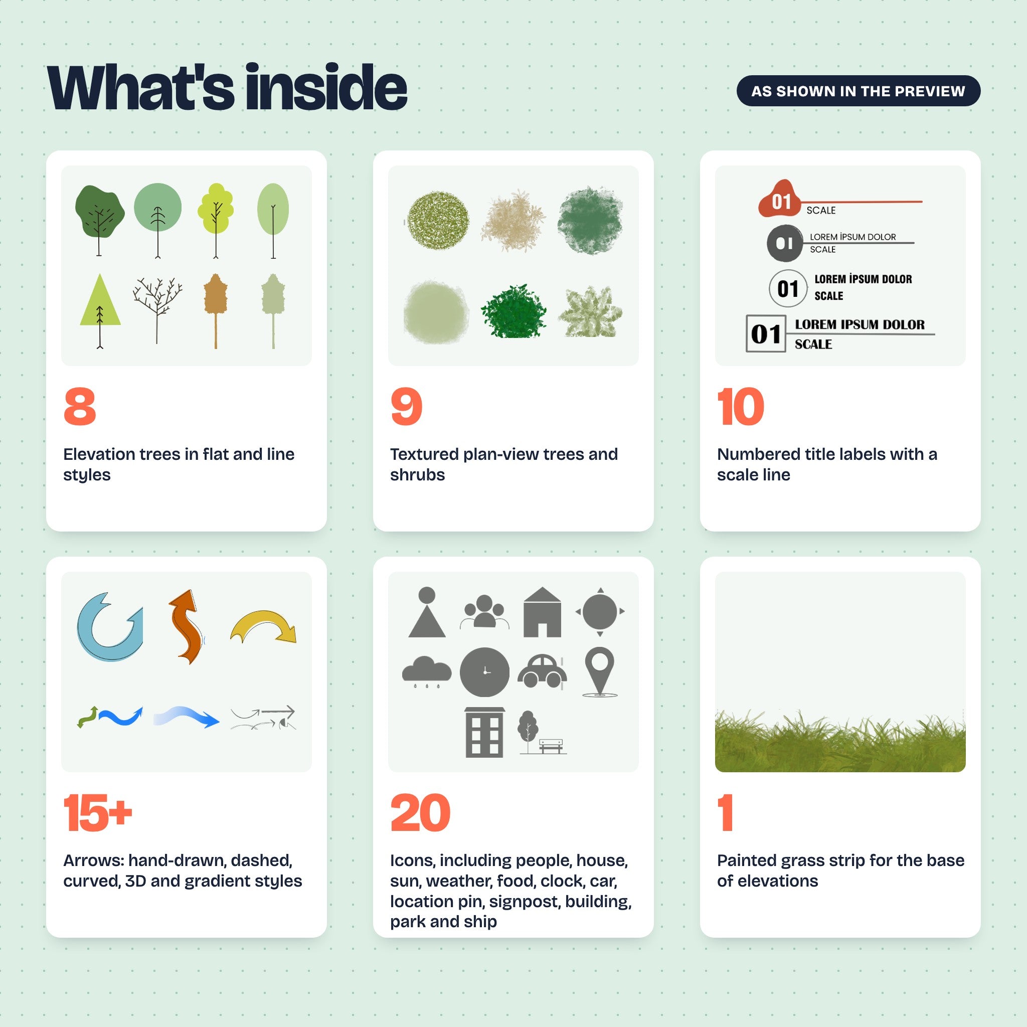 Architectural Component Pack: whats inside