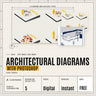 Architectural Diagrams with Photoshop cover