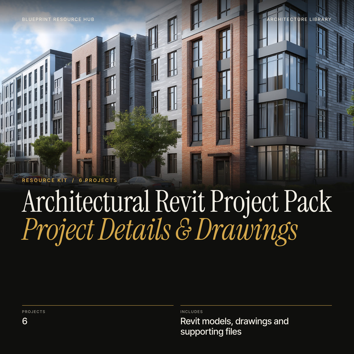 Architectural Revit Project Pack: Project Details & Drawings cover