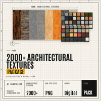 2000+ Architectural Textures for Visualization (PNG and JPEG)