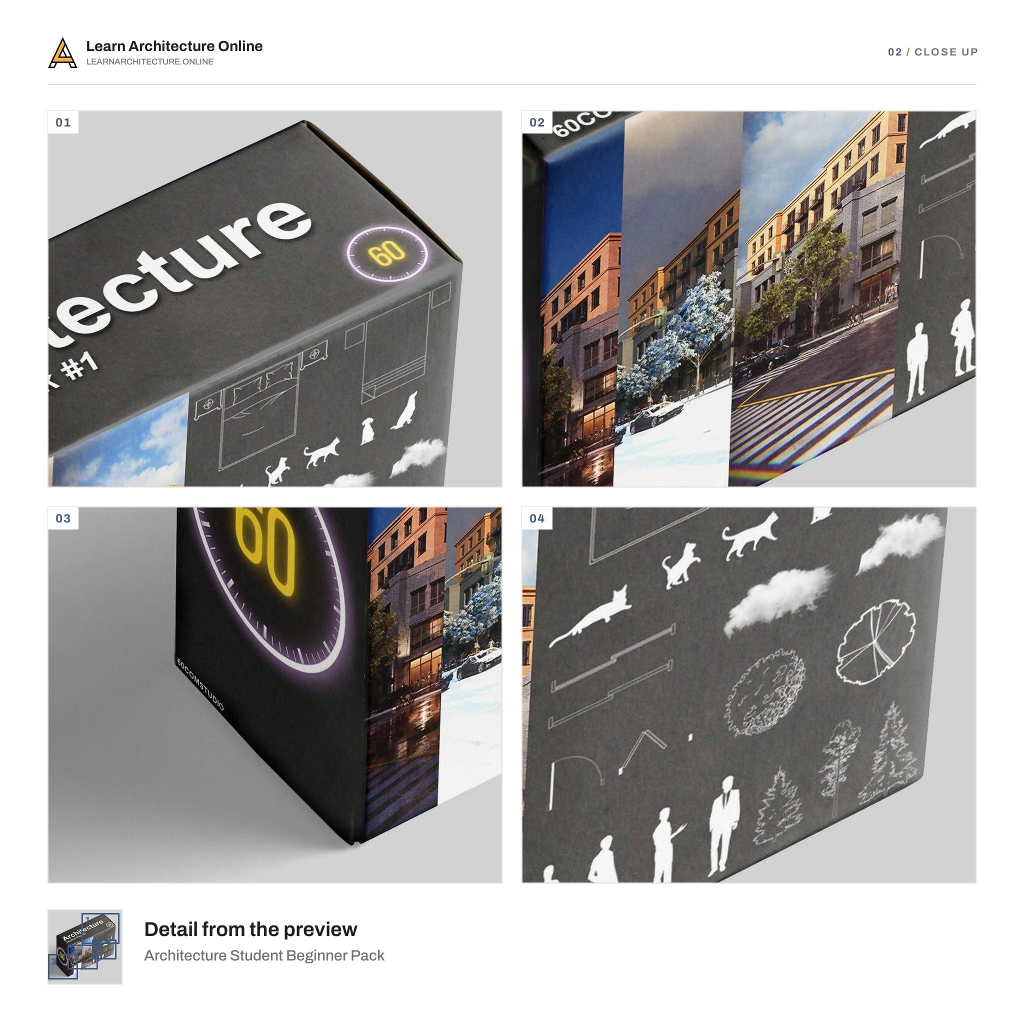 Architecture Student Beginner Pack close up