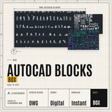 AutoCAD Blocks Box: Furniture, People, Landscape and Detail Blocks