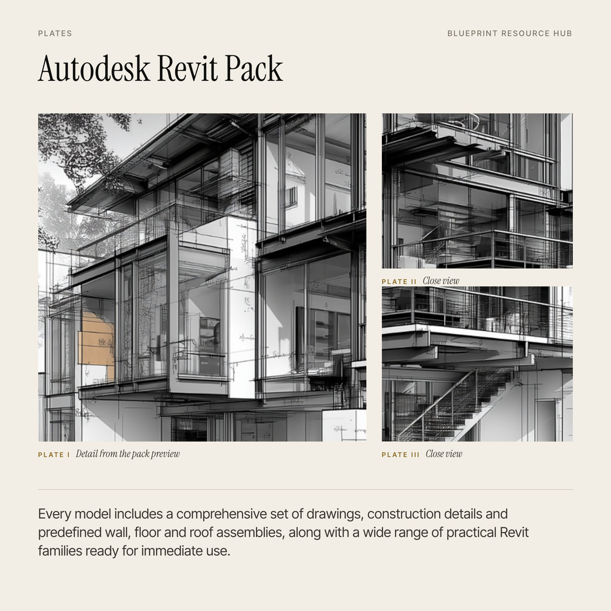 Autodesk Revit Pack: All In One Kit for BIM Architects: plates