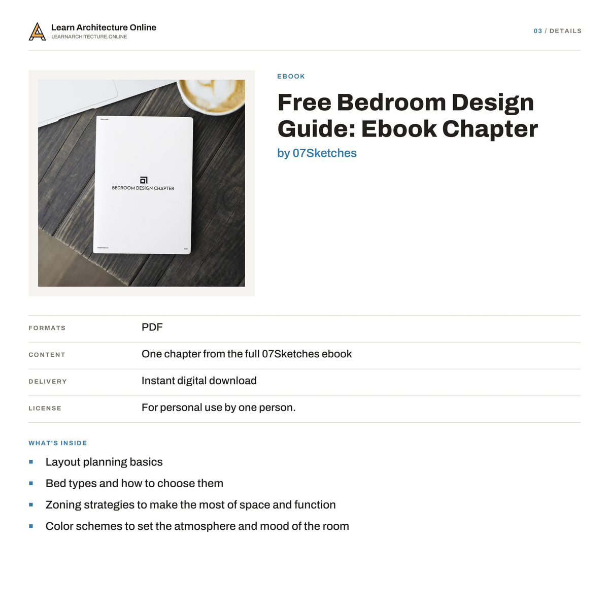 Free Bedroom Design Guide: Ebook Chapter details