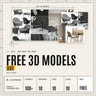 Free 3D Models Box for Architectural Renders cover