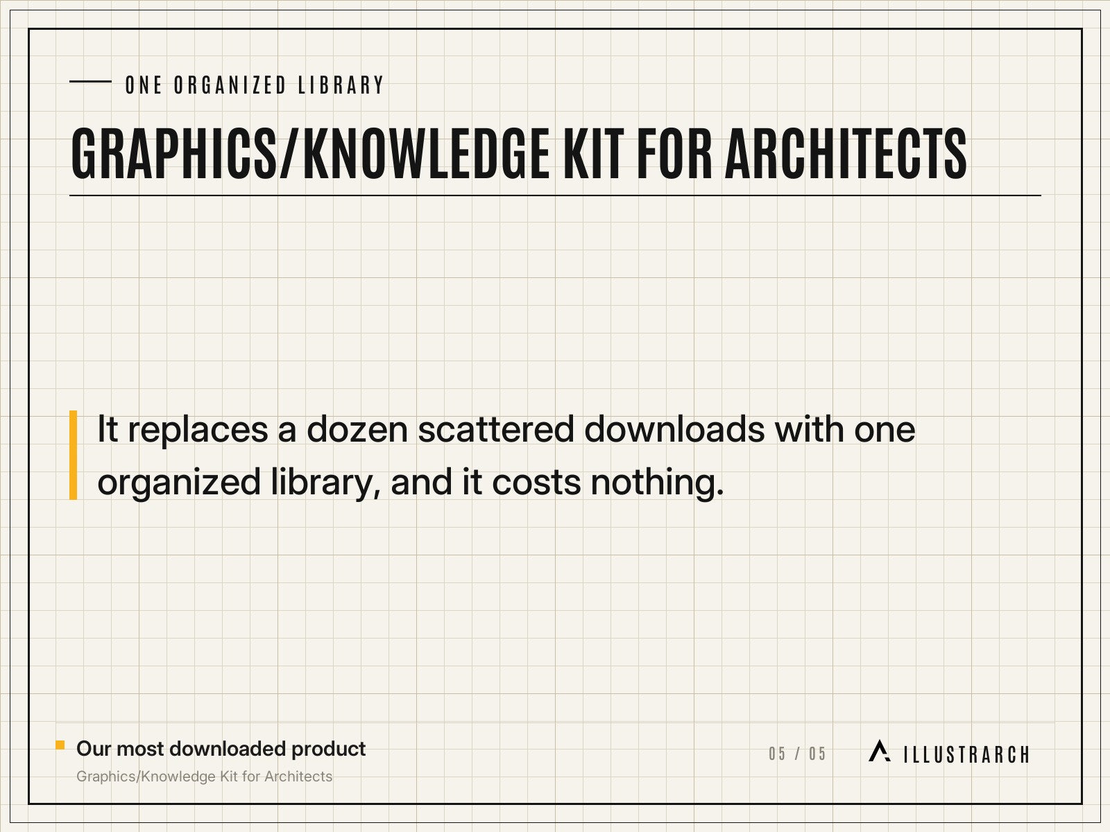Graphics/Knowledge Kit for Architects: card one organized library
