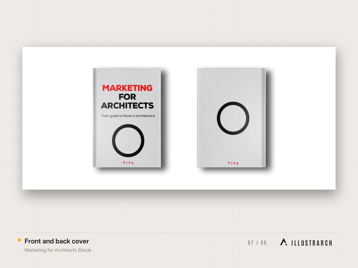 Marketing for Architects Ebook: front and back cover