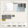 Marketing for Architects Ebook cover