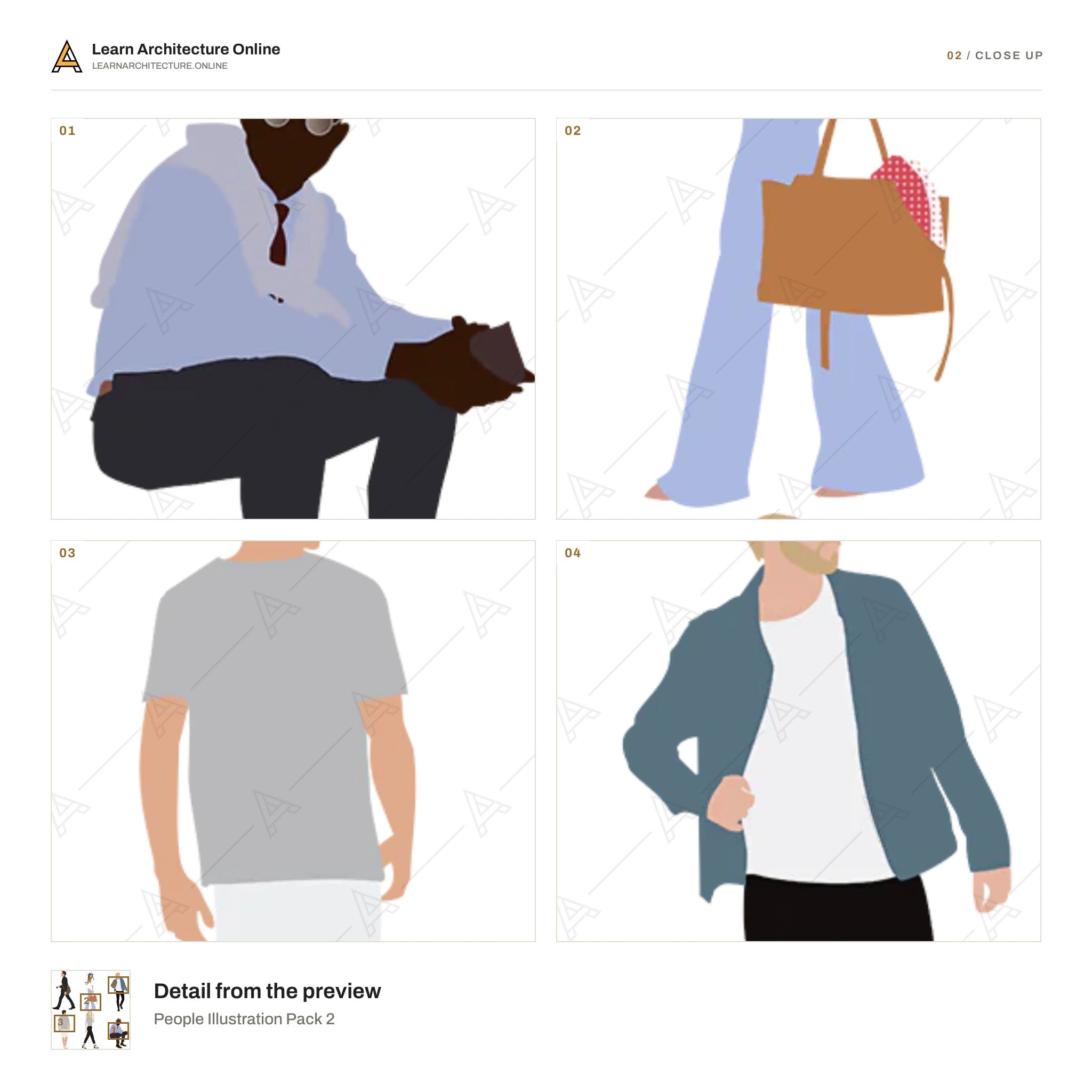People Illustration Pack 2 close up