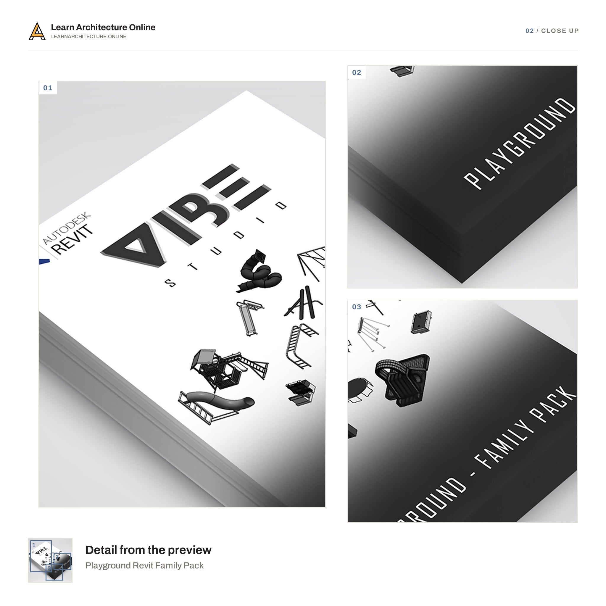 Playground Revit Family Pack close up