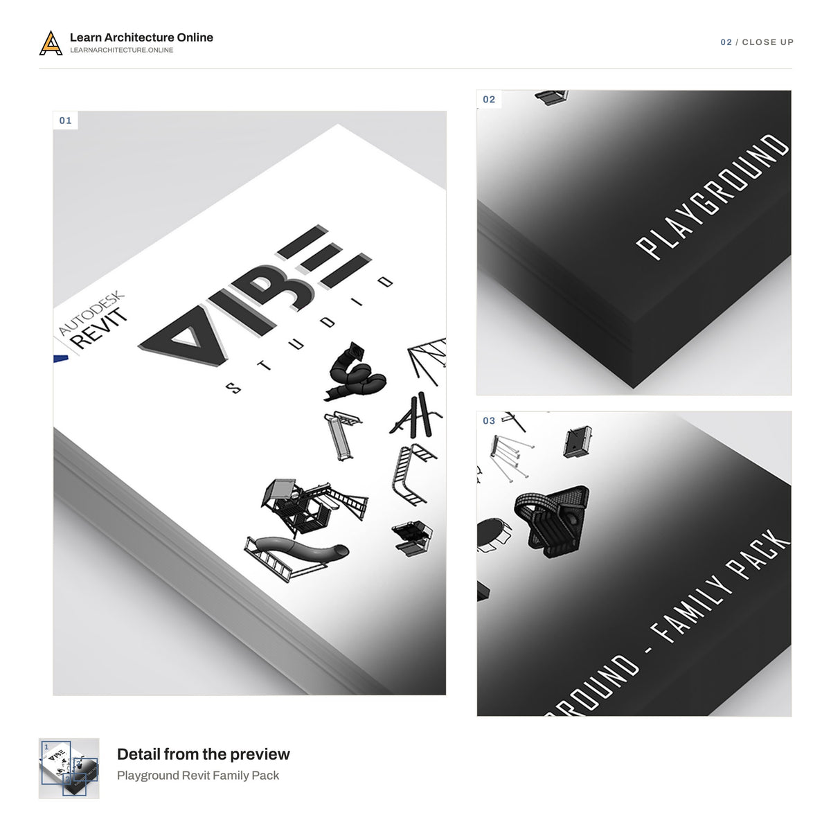 Playground Revit Family Pack close up