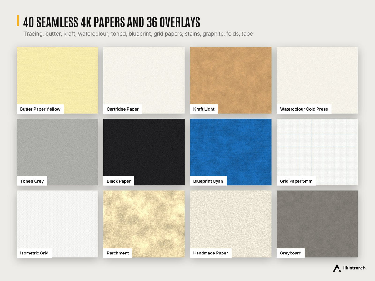 Sketch and Hand Drawing Mega Pack: paper textures
