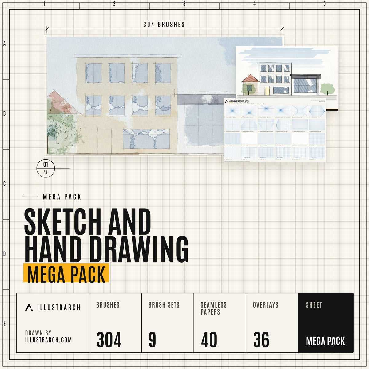 Sketch and Hand Drawing Mega Pack cover