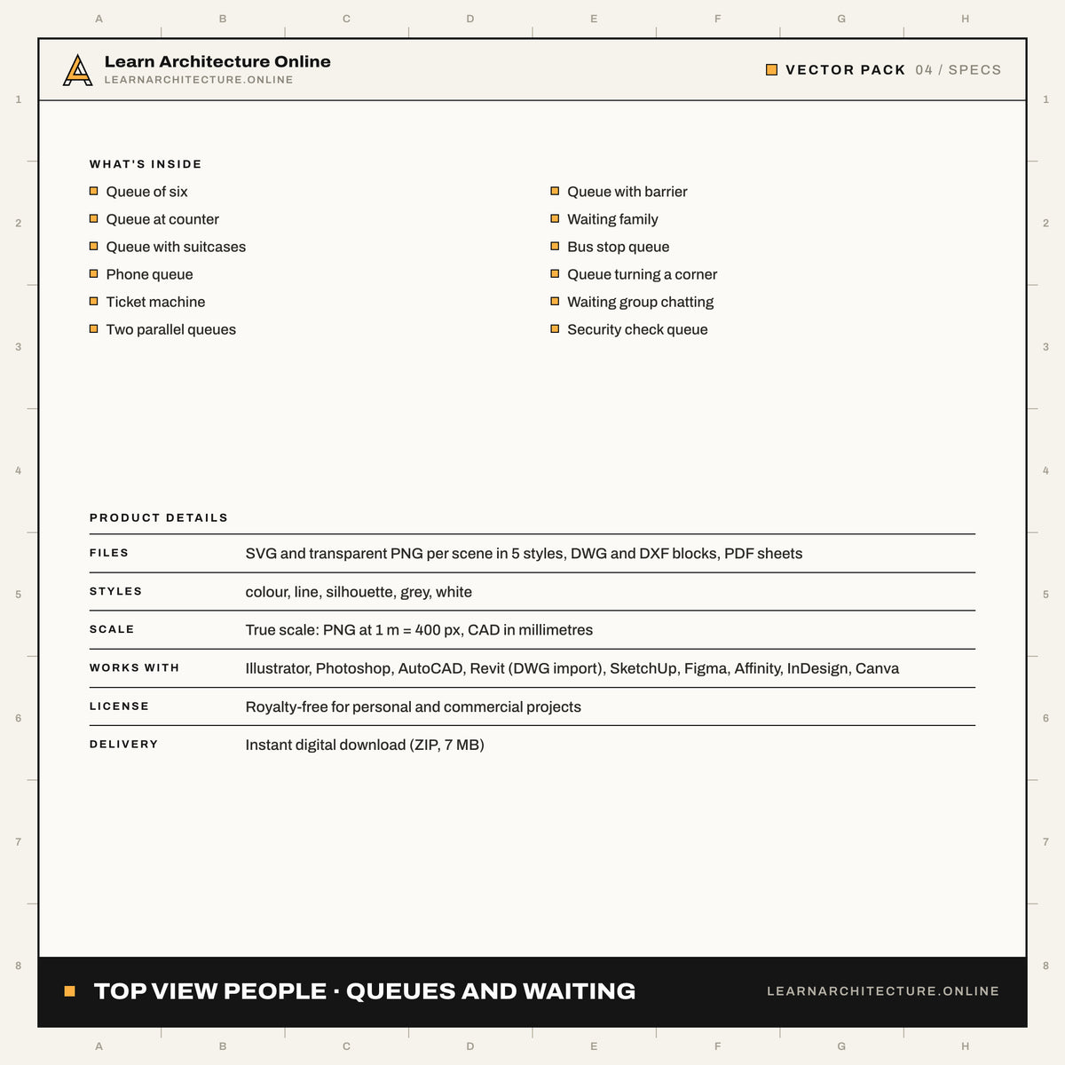Top View People: Queues and Waiting: specs