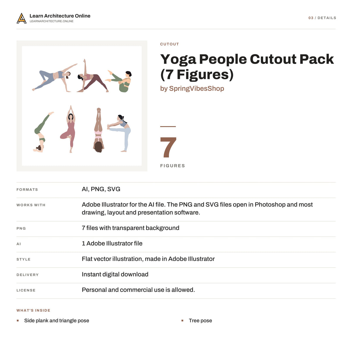 Yoga People Cutout Pack details