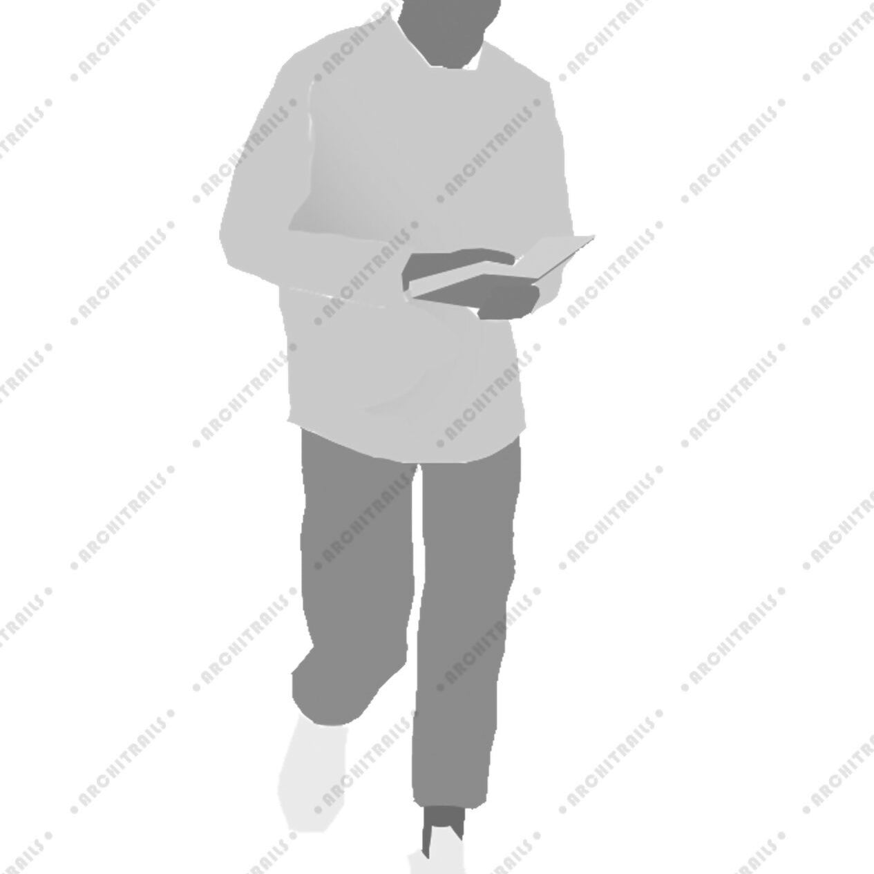 Library Human Figures Brushes — brush set for architectural drawings, preview 5 of 8