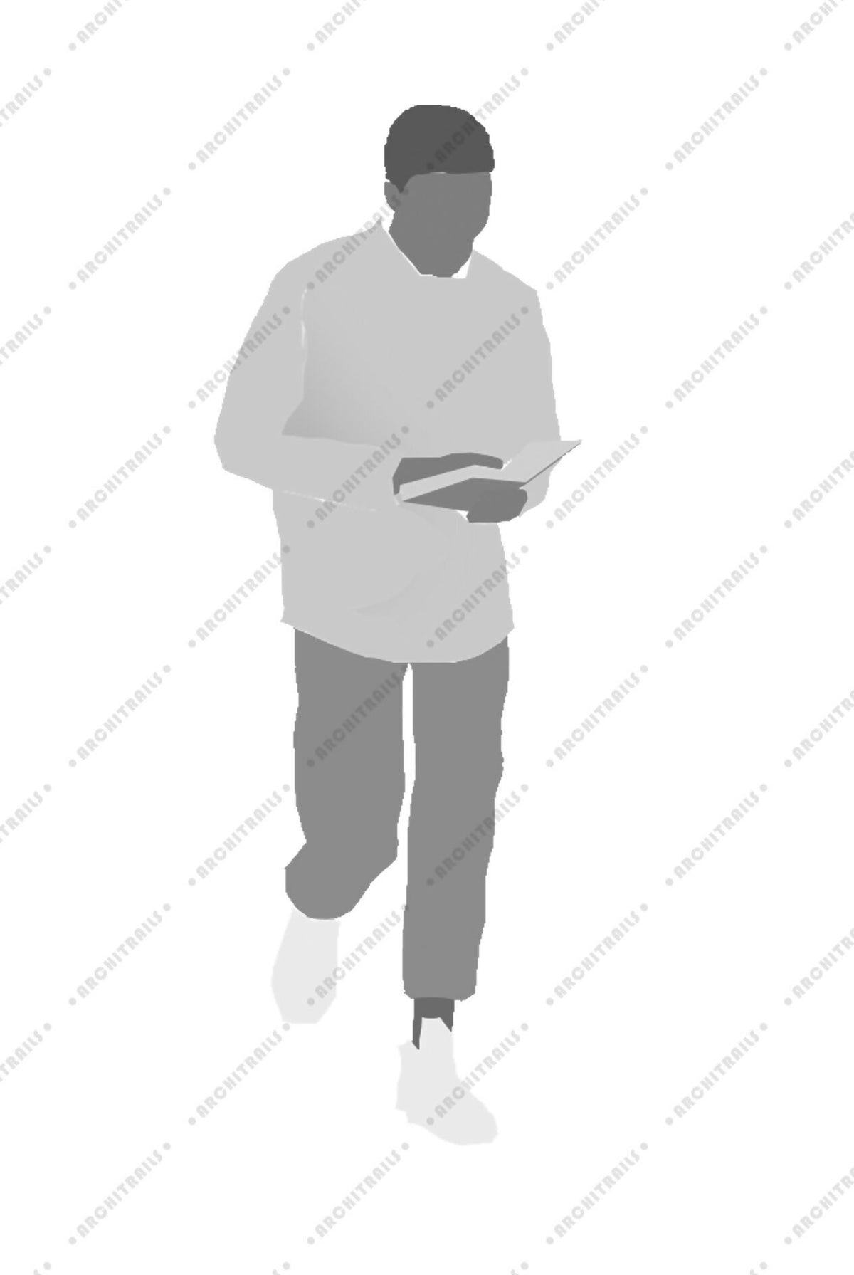 Library Human Figures Brushes — brush set for architectural drawings, preview 5 of 8